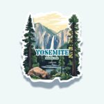 Yosemite National Park Sticker – California