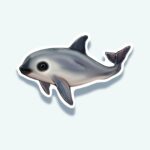 Vaquita Sticker – Endangered Porpoise Ocean Decal