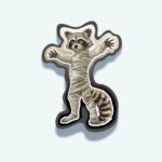 Mummy Mood – Raccoon Sticker