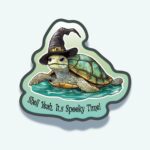 Witchy Sea Turtle Sticker