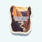 Black Canyon of the Gunnison National Park Sticker – Colorado River Canyon Decal