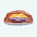 Canyonlands National Park Sticker – Mesa Arch Sunrise Decal, Utah