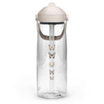 Weyeve CamelBak Thrive 25 oz Flip Straw Water Bottle, Reusable Plastic Drinking Bottle for Sports - Butterflies Edition